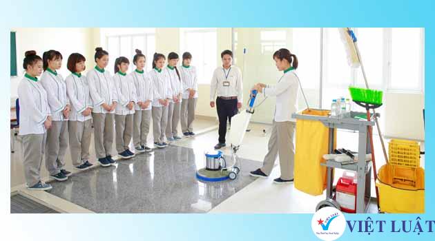 Thành lập công ty ngành dịch vụ vệ sinh tại TP.HCM
