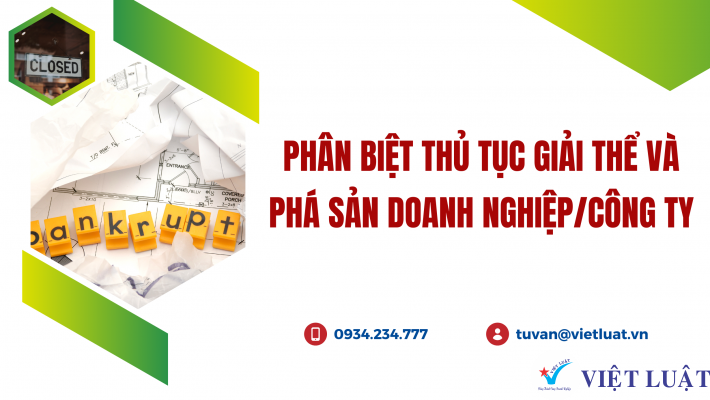 Phân biệt giải thể và phá sản doanh nghiệp