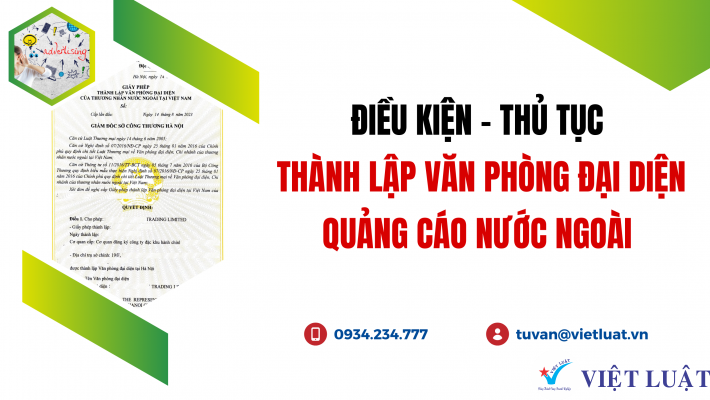 Thủ tục thành lập văn phòng đại diện quảng cáo nước ngoài