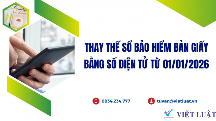 Thay thế sổ bảo hiểm xã hội bằng sổ điện tử