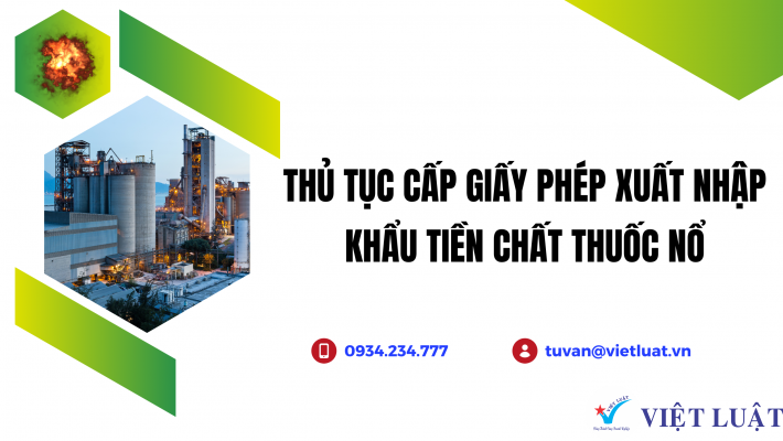 Xuất nhập khẩu tiền chất thuốc nổ