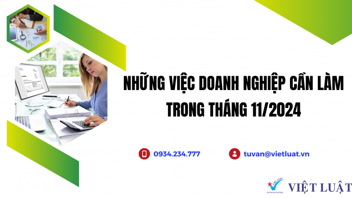 Những việc cần làm trong tháng 11/2024