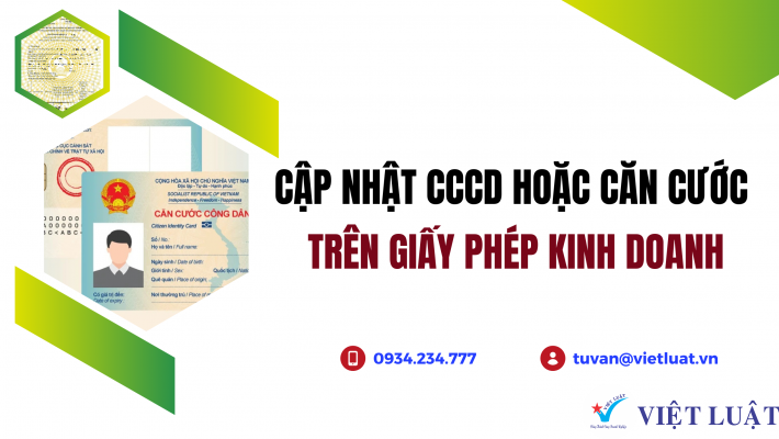 Thủ tục cập nhật CCCD