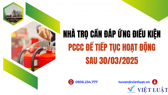 Nhà trọ cần đáp ứng điều kiện về PCCC