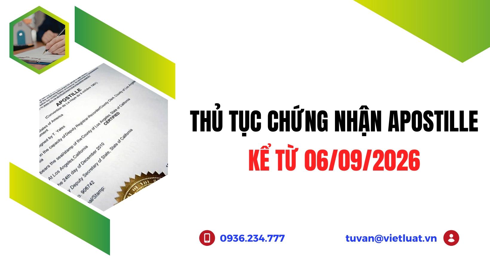 Chứng nhận Apostille